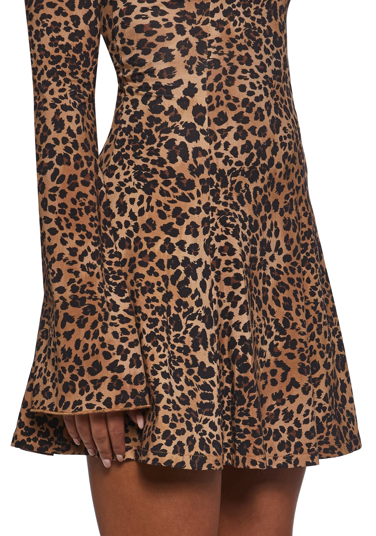 90s Chic Leopard Dress