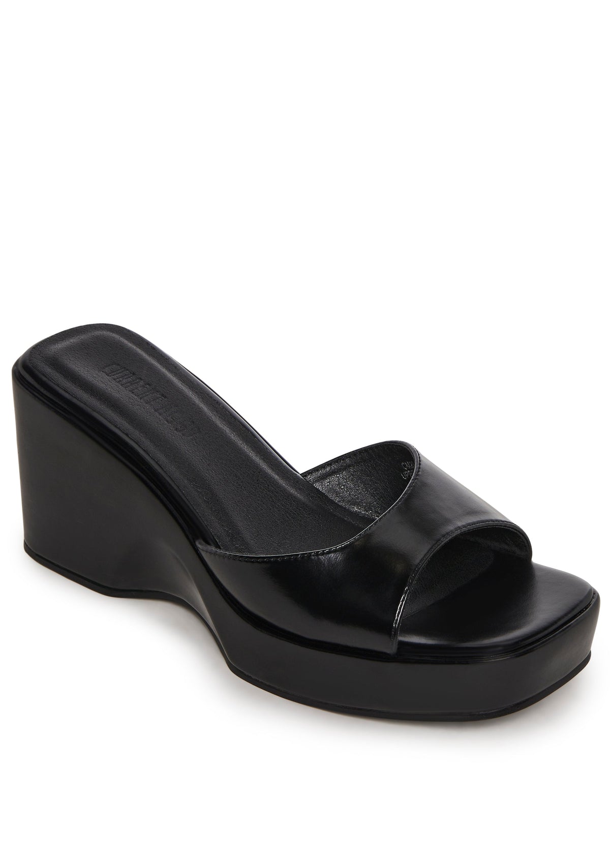Jennie Wedge Sandal - Black