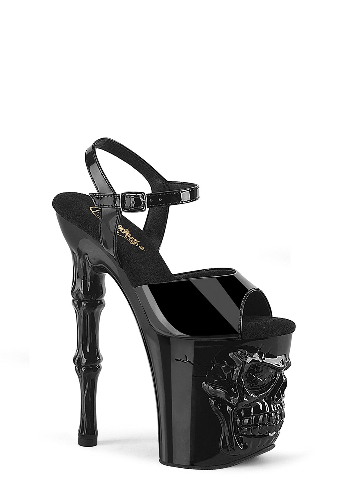 Rapture-809 Platform Ankle Strap Sandals-Black