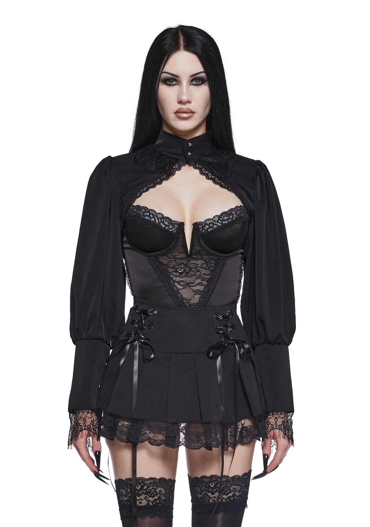 Night Manor Long Sleeve Shrug