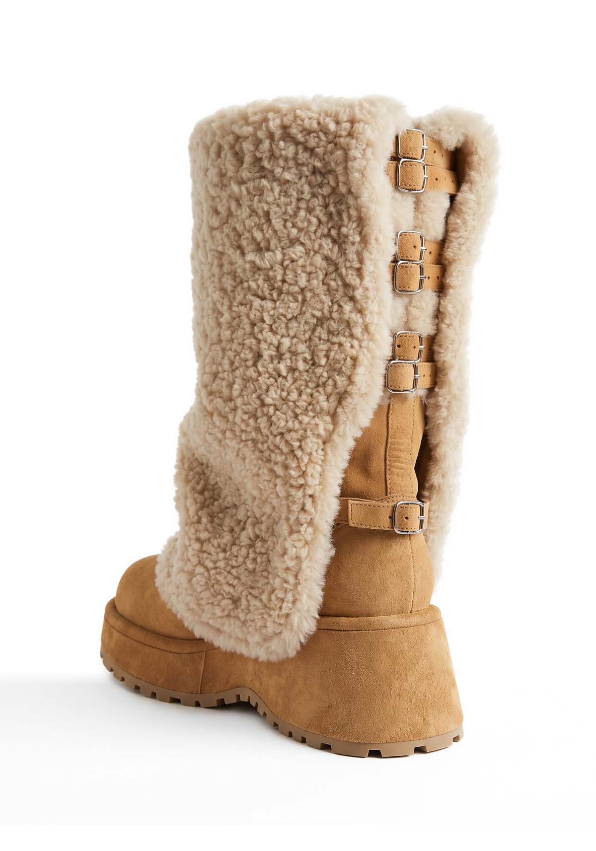 Elsa Fold Over Platform Boots