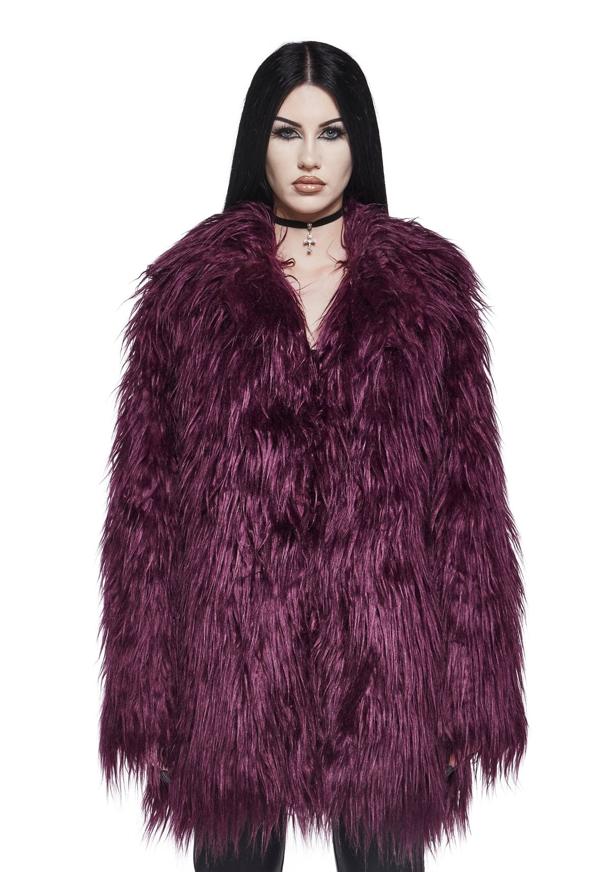 Grim Grace Shag Faux Fur Jacket
