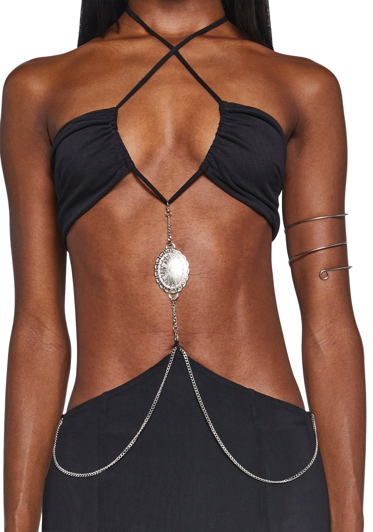 Dance Pulse Maxi Dress - Black