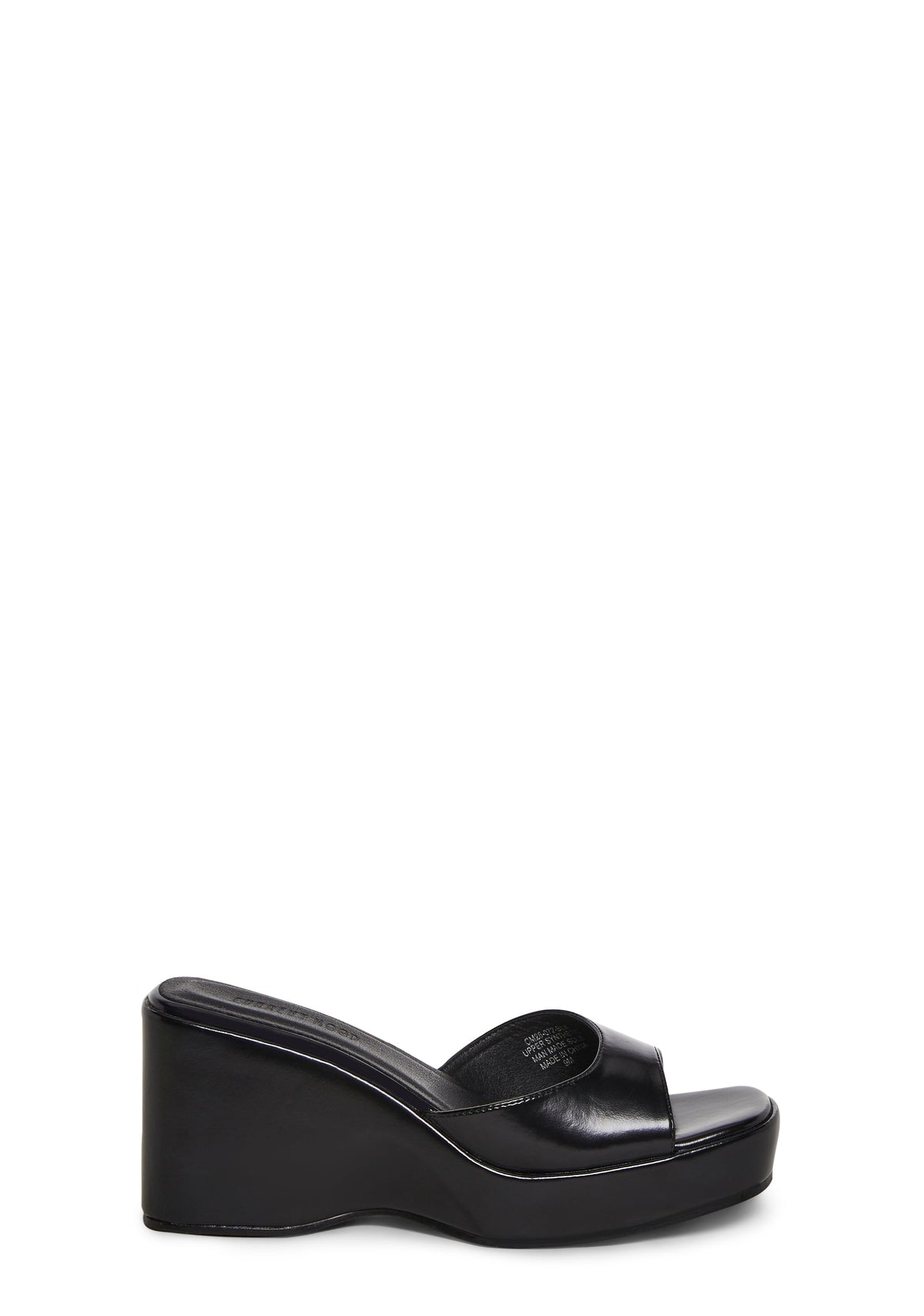 Jennie Wedge Sandal - Black