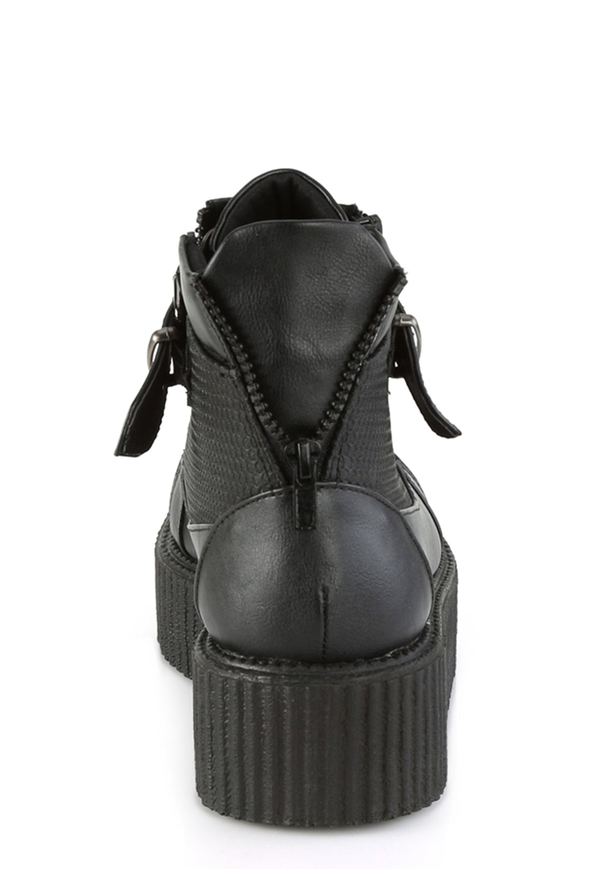 V-Creeper-566 High Top Zip Platform Shoes