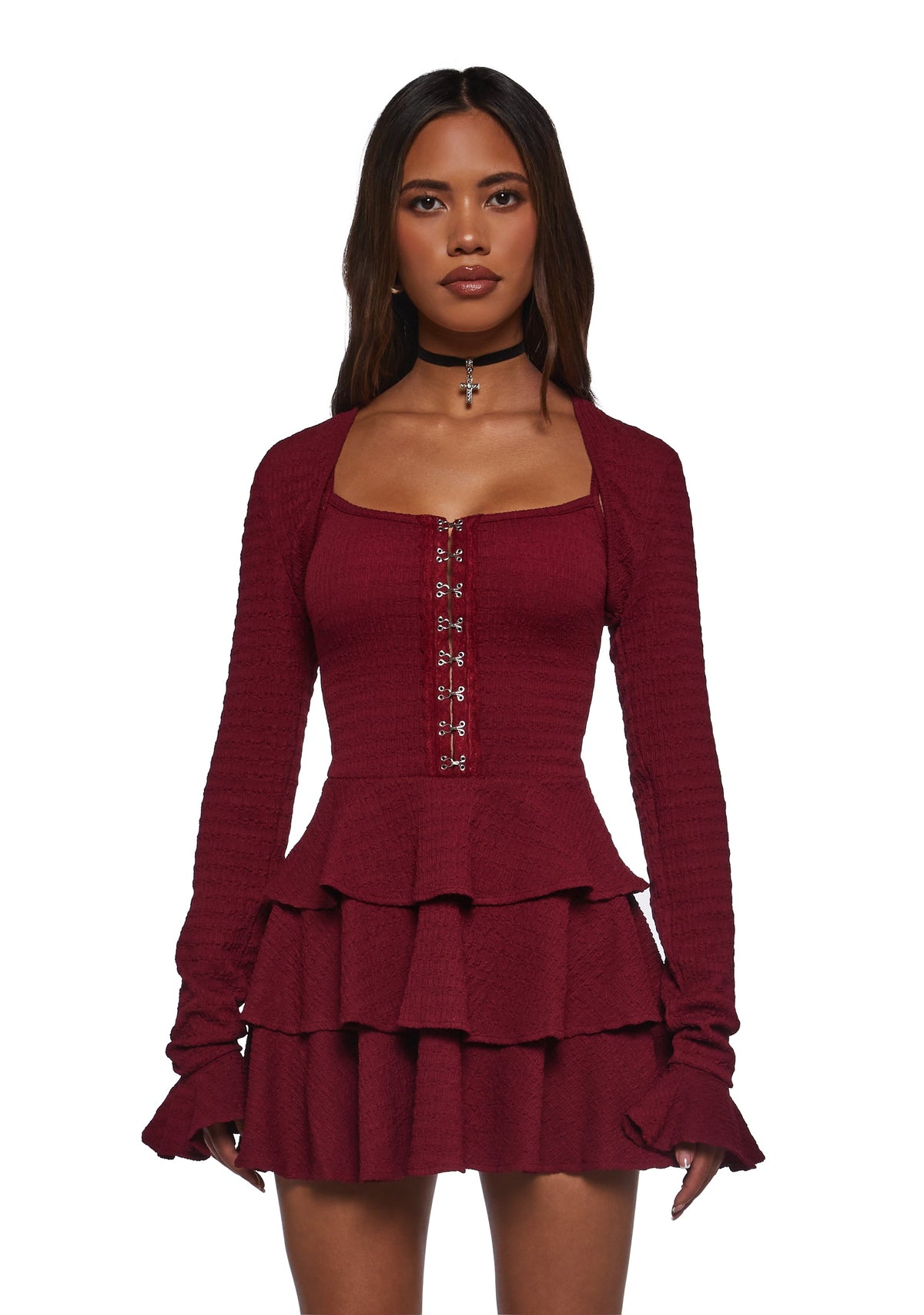 A Little Drama Mini Dress