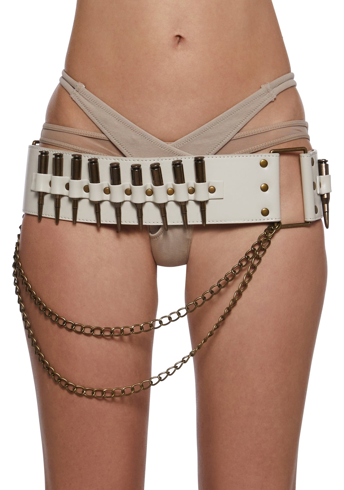 Signal Bullet Belt With Fringe