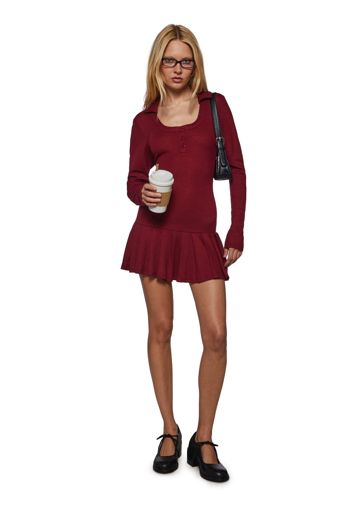 Class Dismissed Mini Dress - Red