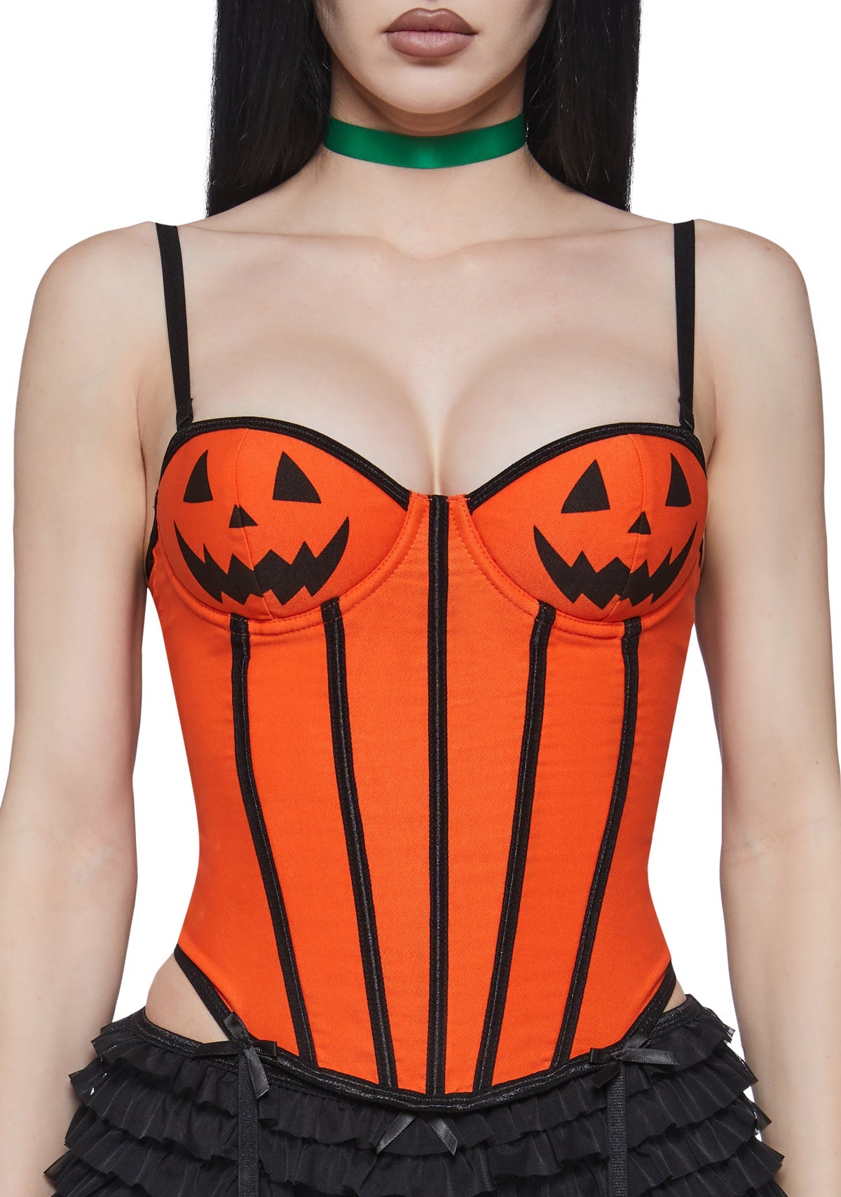 Sexy Pumpkin Corset Costume