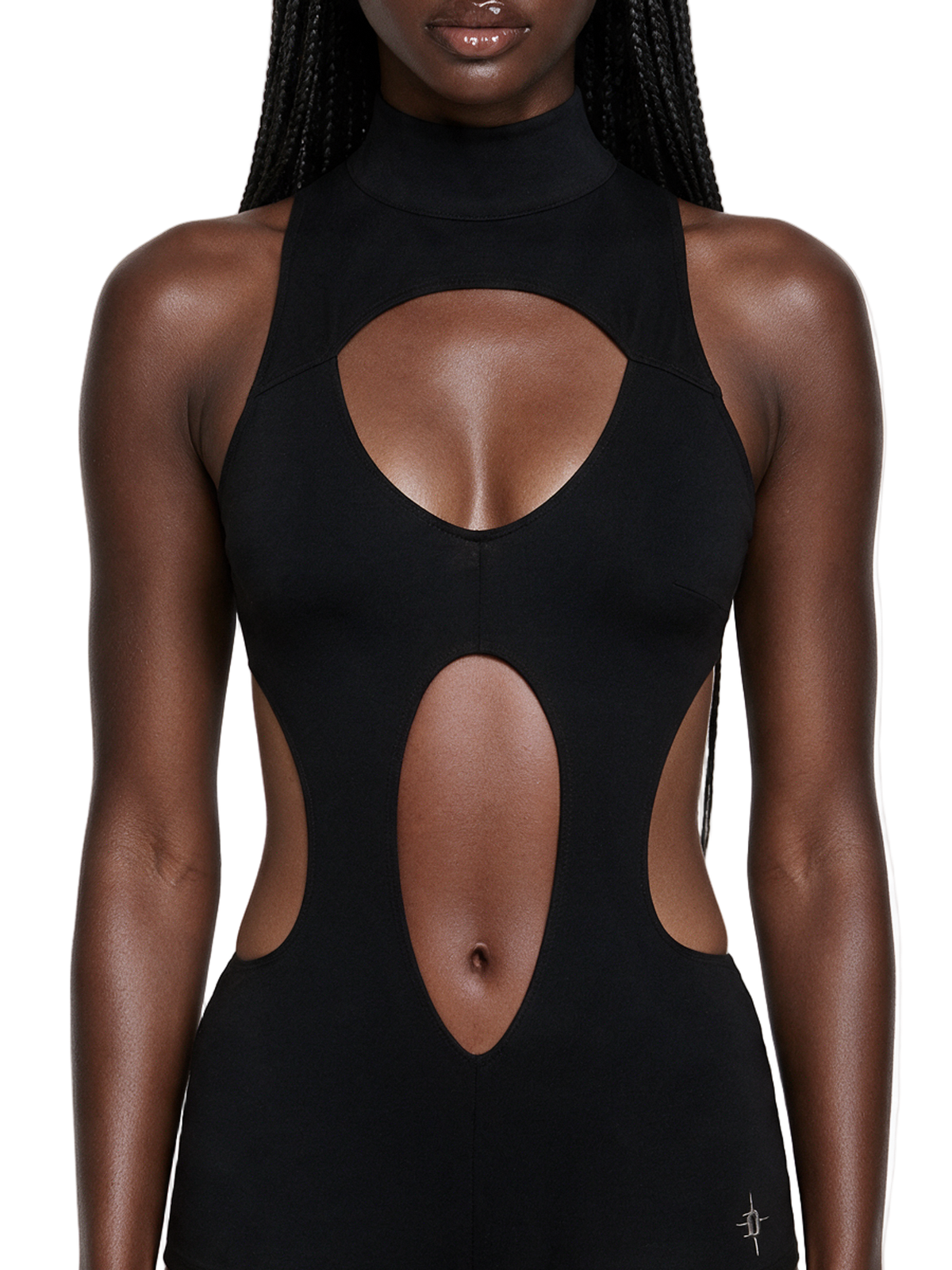 Remix High Neck Cut Out Romper