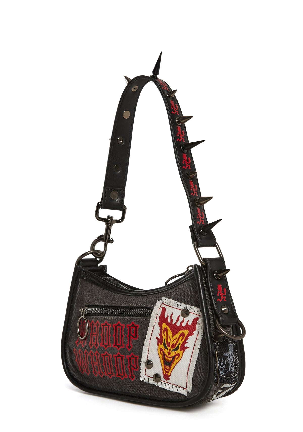 Halls Of Illusions Spiked Shoulder Bag