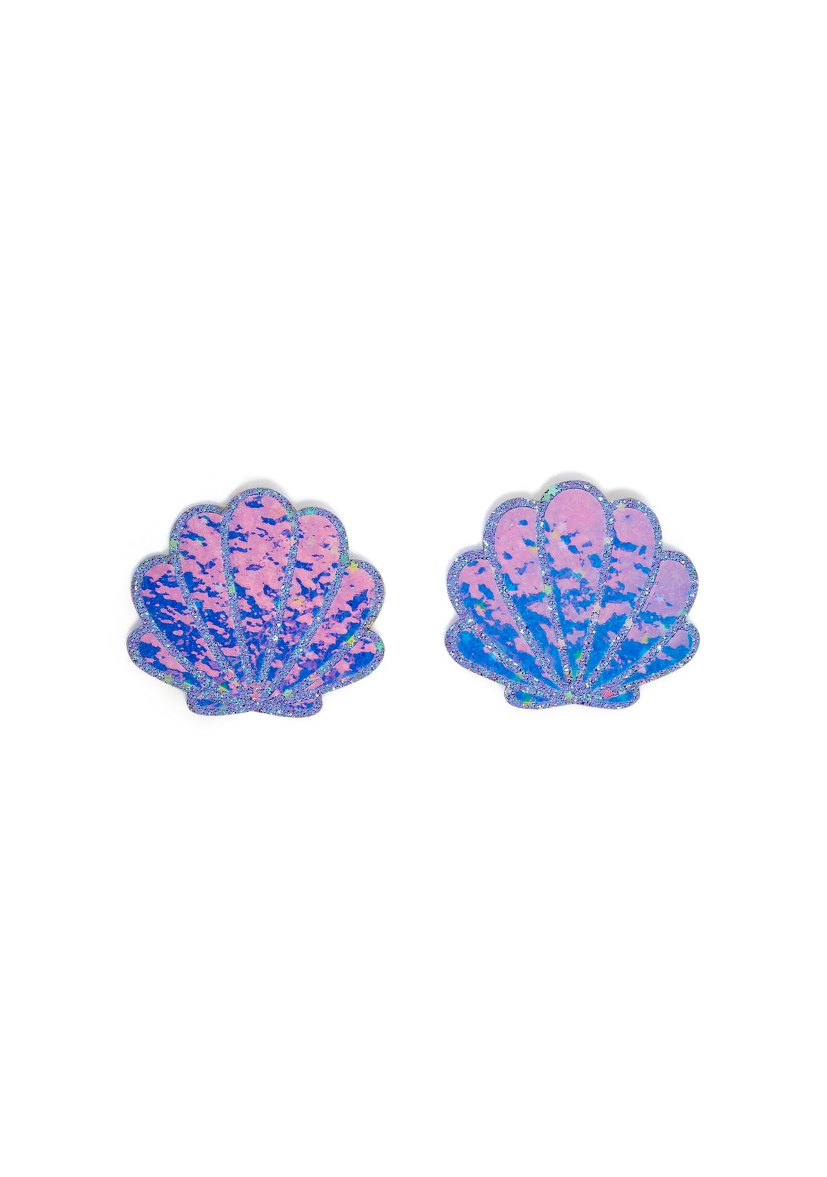 Blacklight Mermaid Shell Pasties