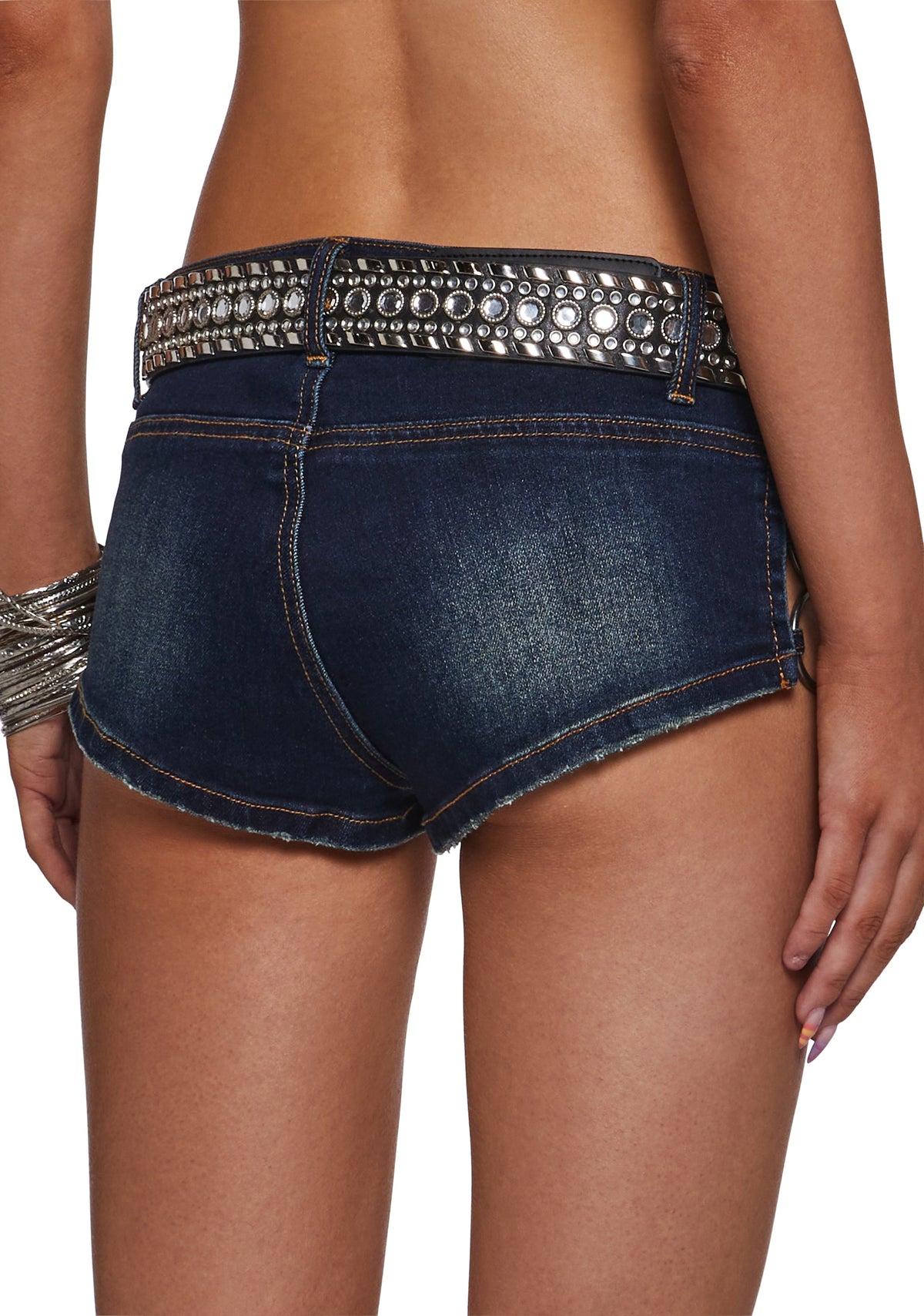 Crystal studded belt
