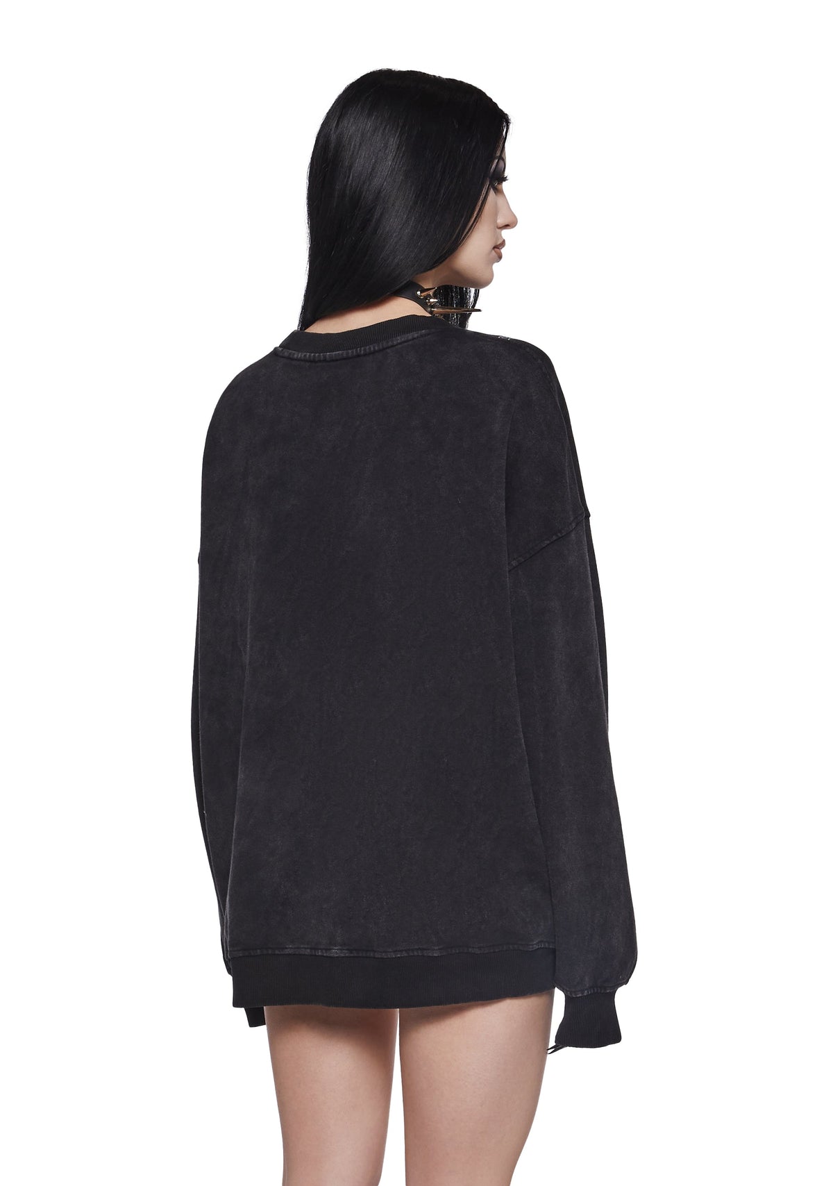 Cryptic Messages Oversized Sweatshirt