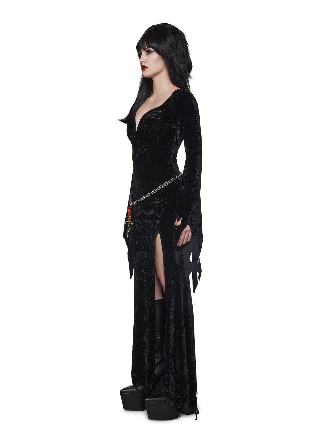 Dark Mistress Costume and Wig Set