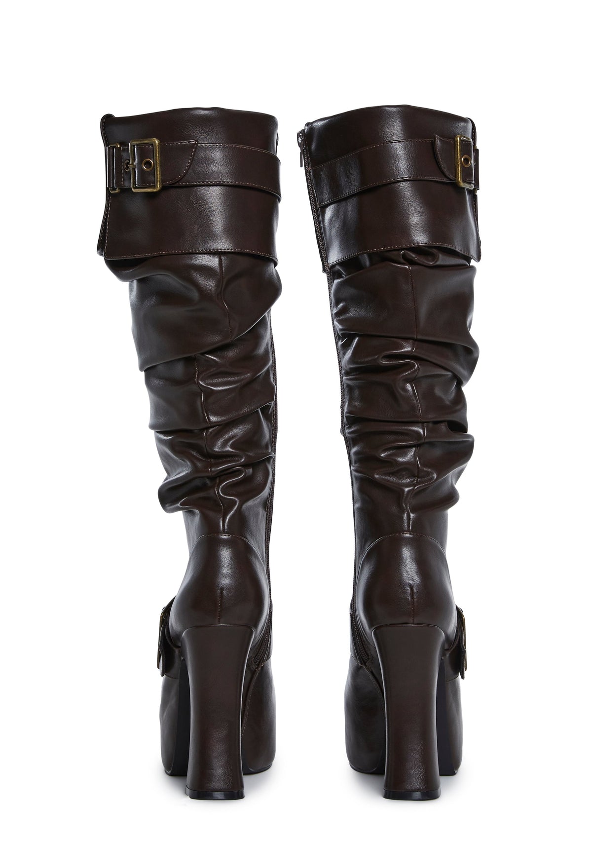 Ren Faire Slouchy Boots - Brown