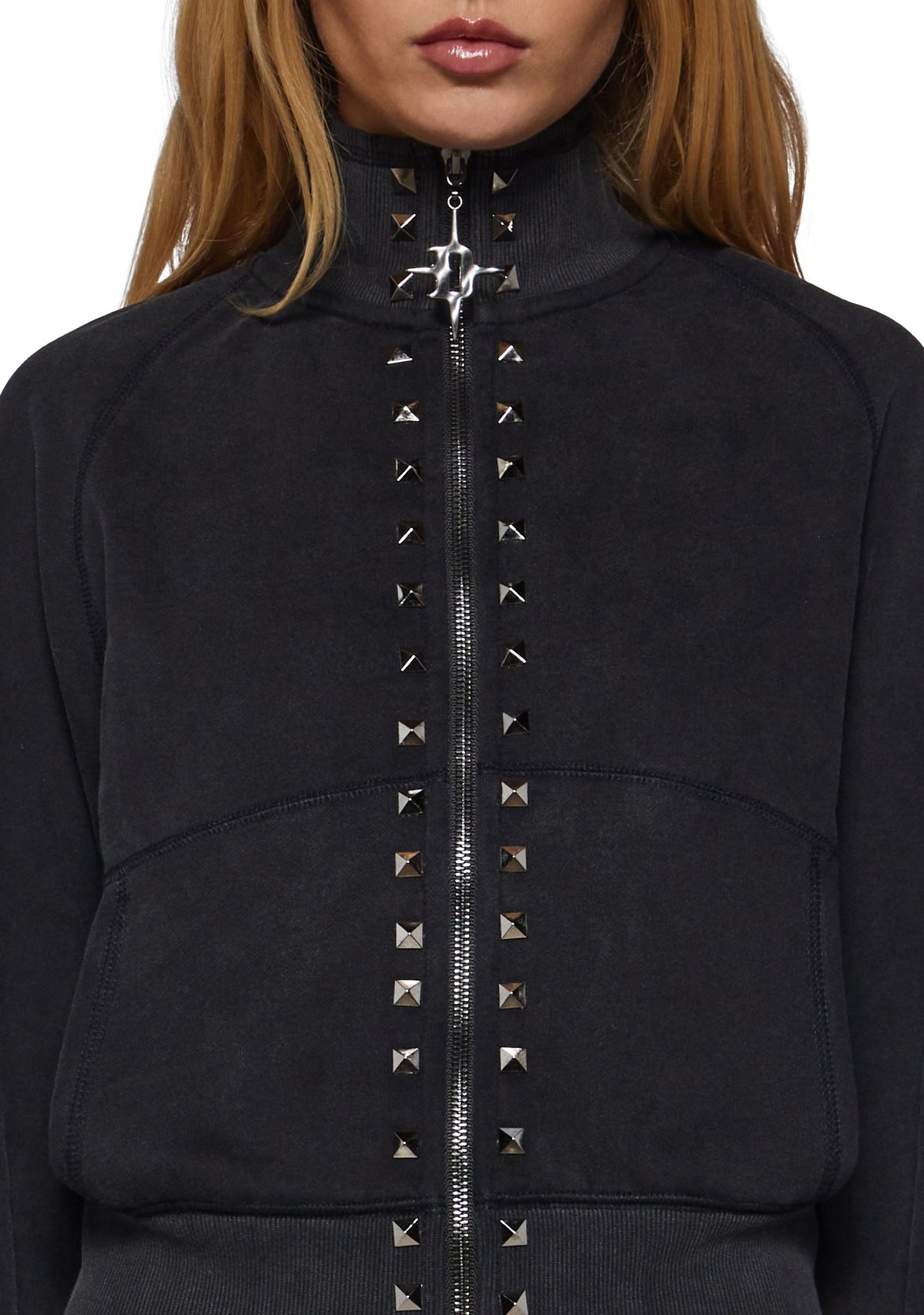 Reloop Studded Zip Track Jacket