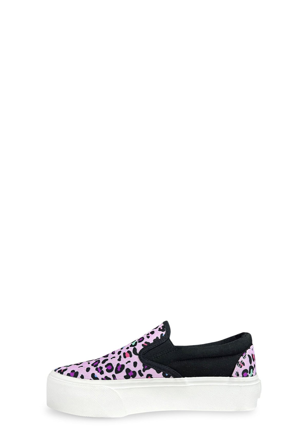 Chill Leopard Slip On Platform Shoe - Pink