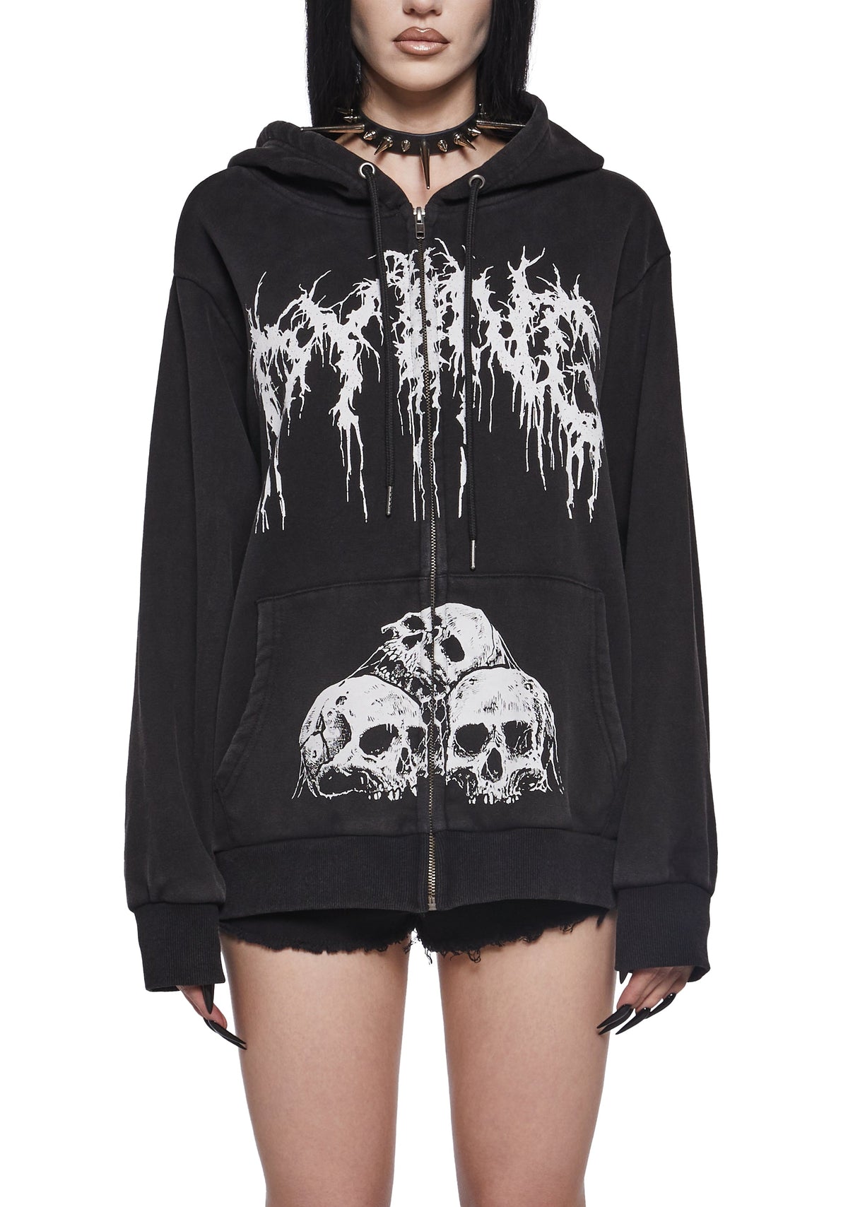 Surrender To Fate Zip-Up Hoodie