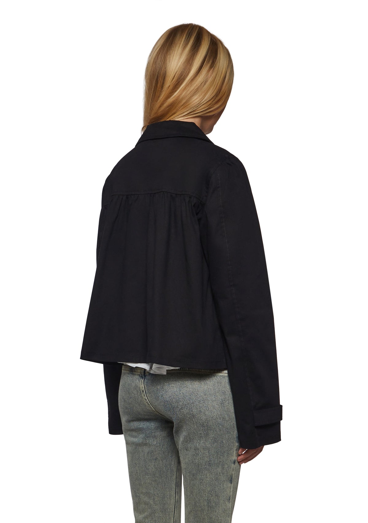 Gracie Cropped Babydoll Jacket