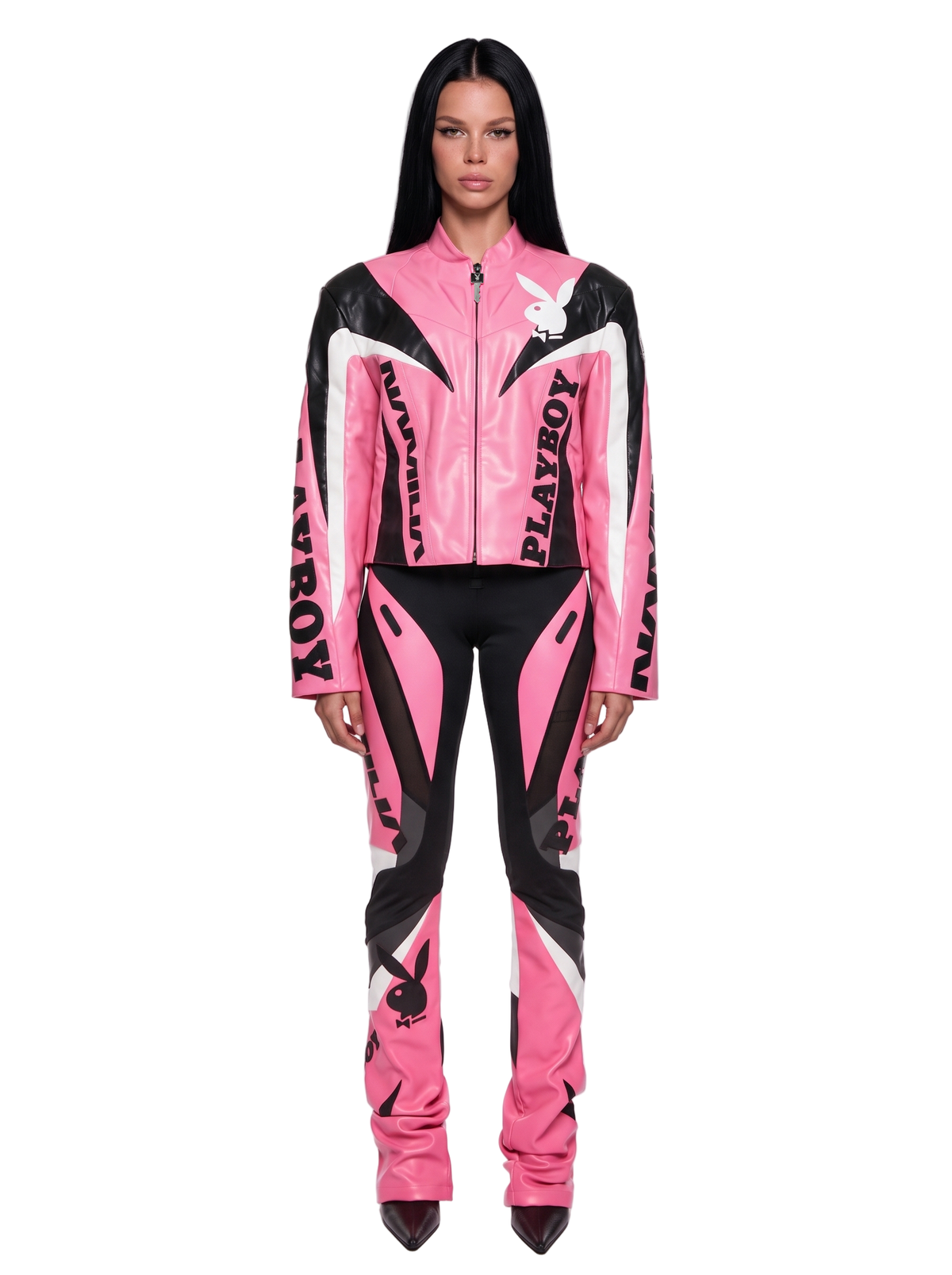 Playboy Moto Jacket - Pink