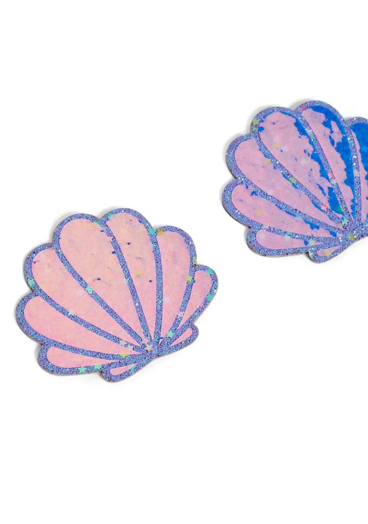 Blacklight Mermaid Shell Pasties