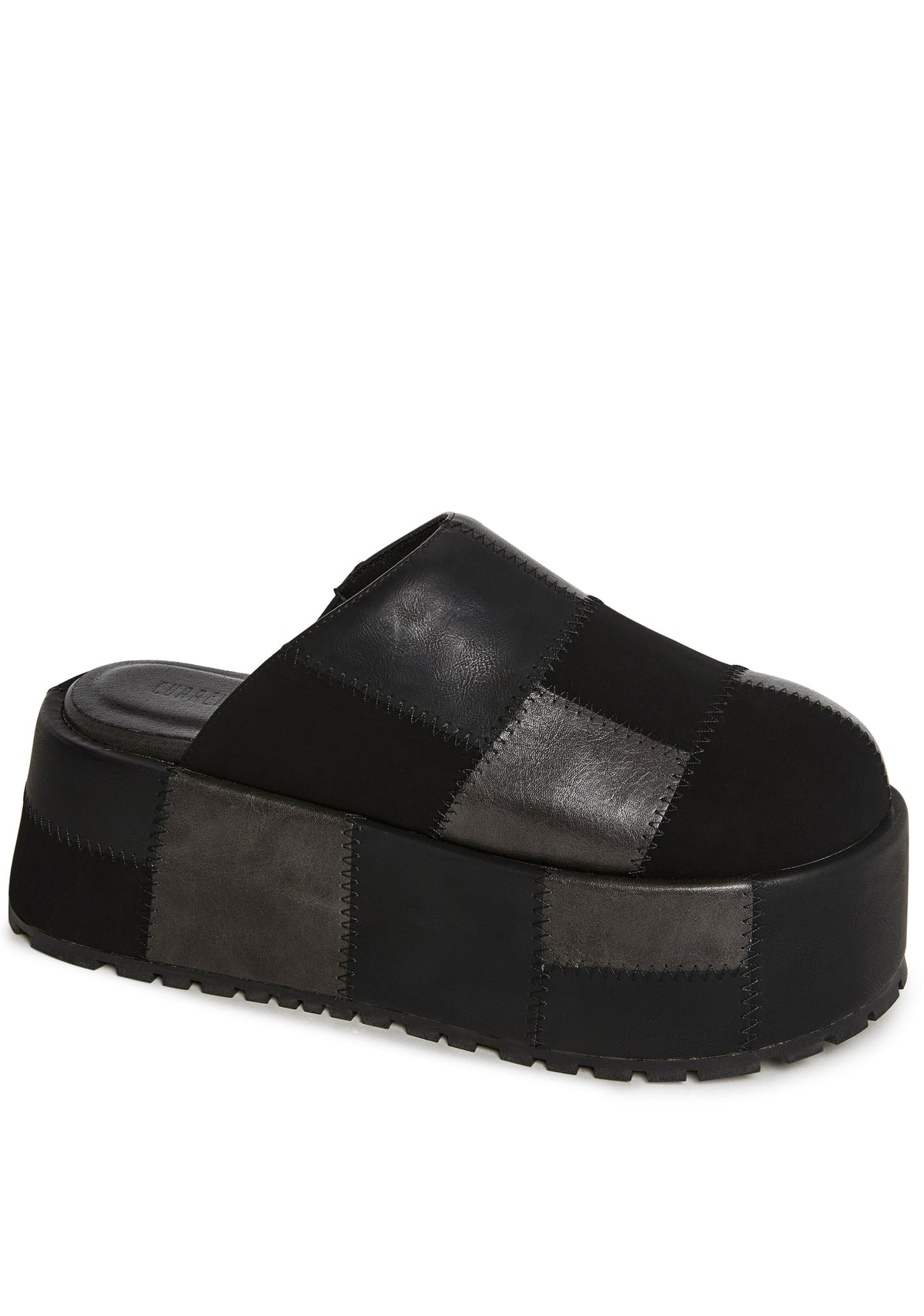 Gritty Rebel Platform Clogs - Black