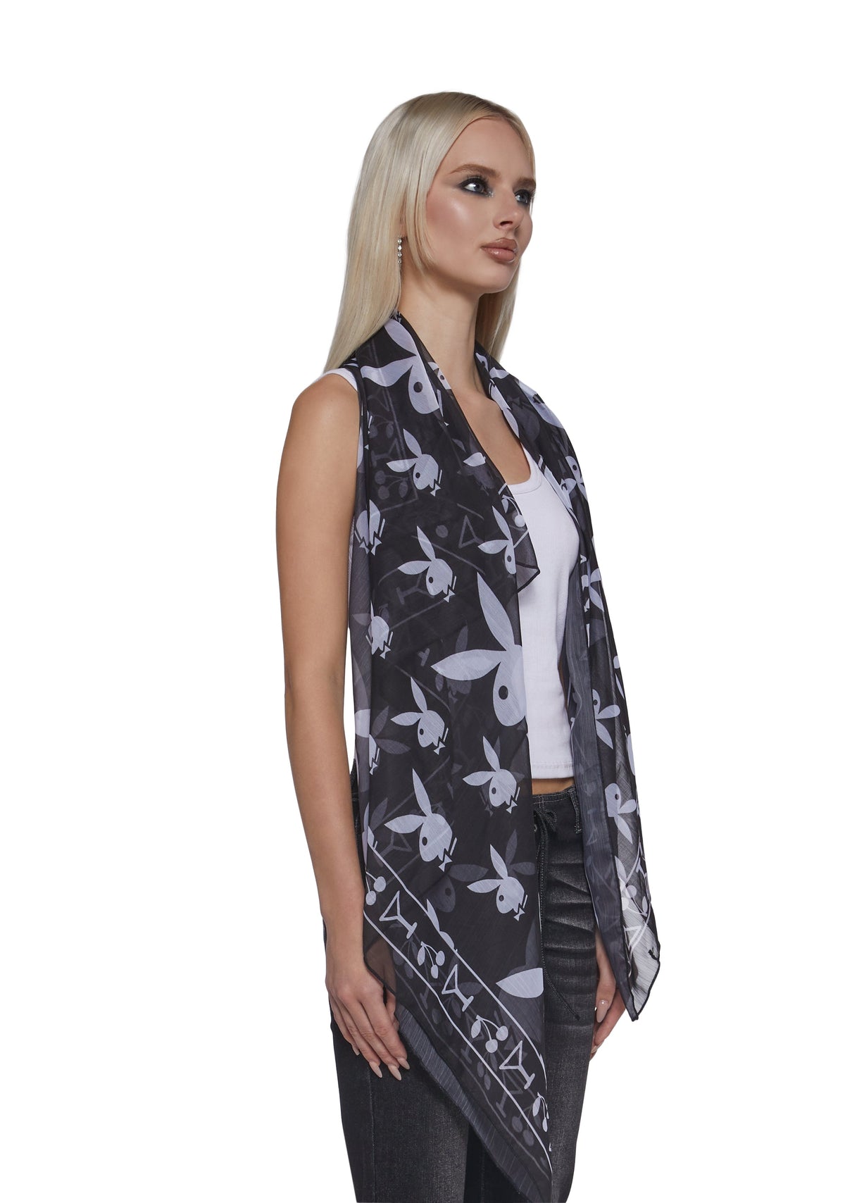 Playboy Printed Scarf