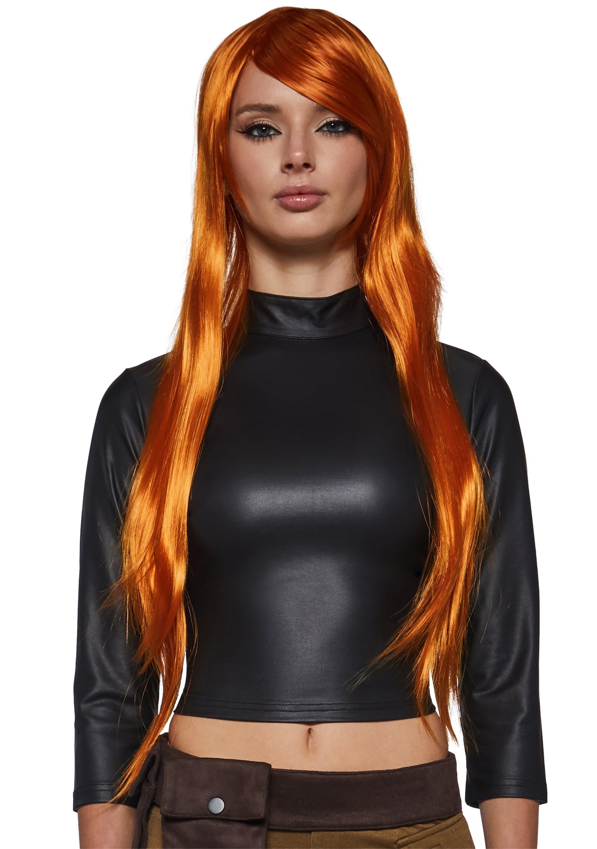 Cartoon Possible Spy Costume and Wig Set