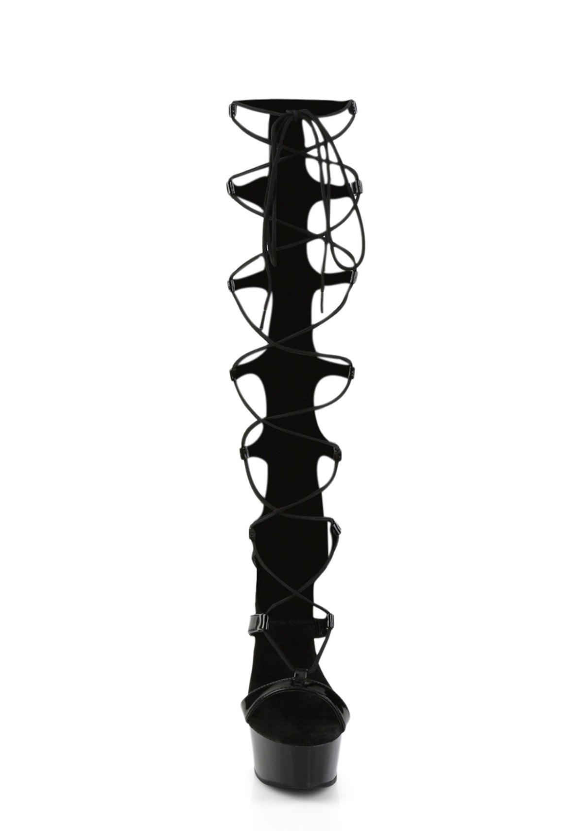 Delight-698 Lace Up Gladiator Platform Sandals