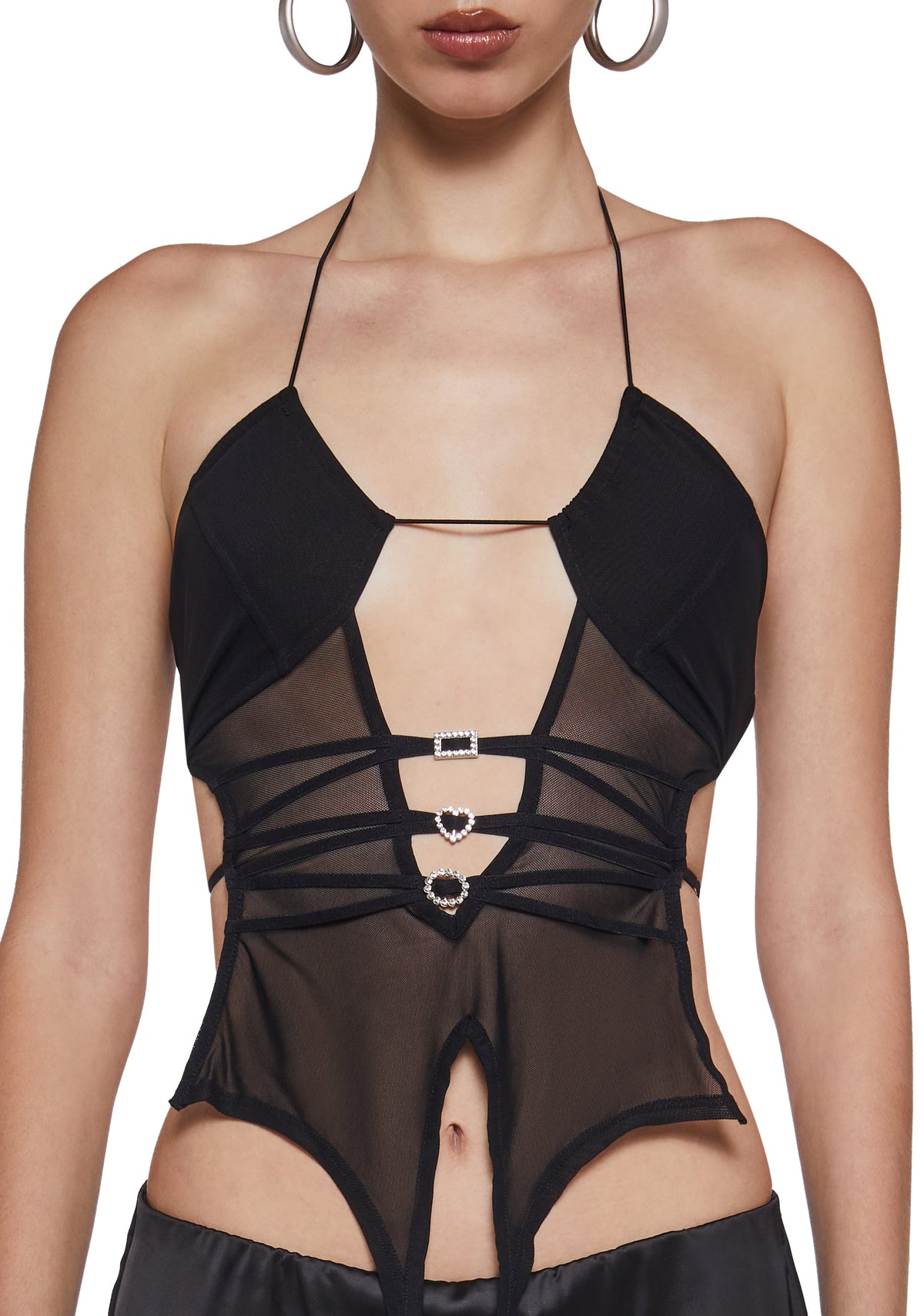 Love On Mesh Top
