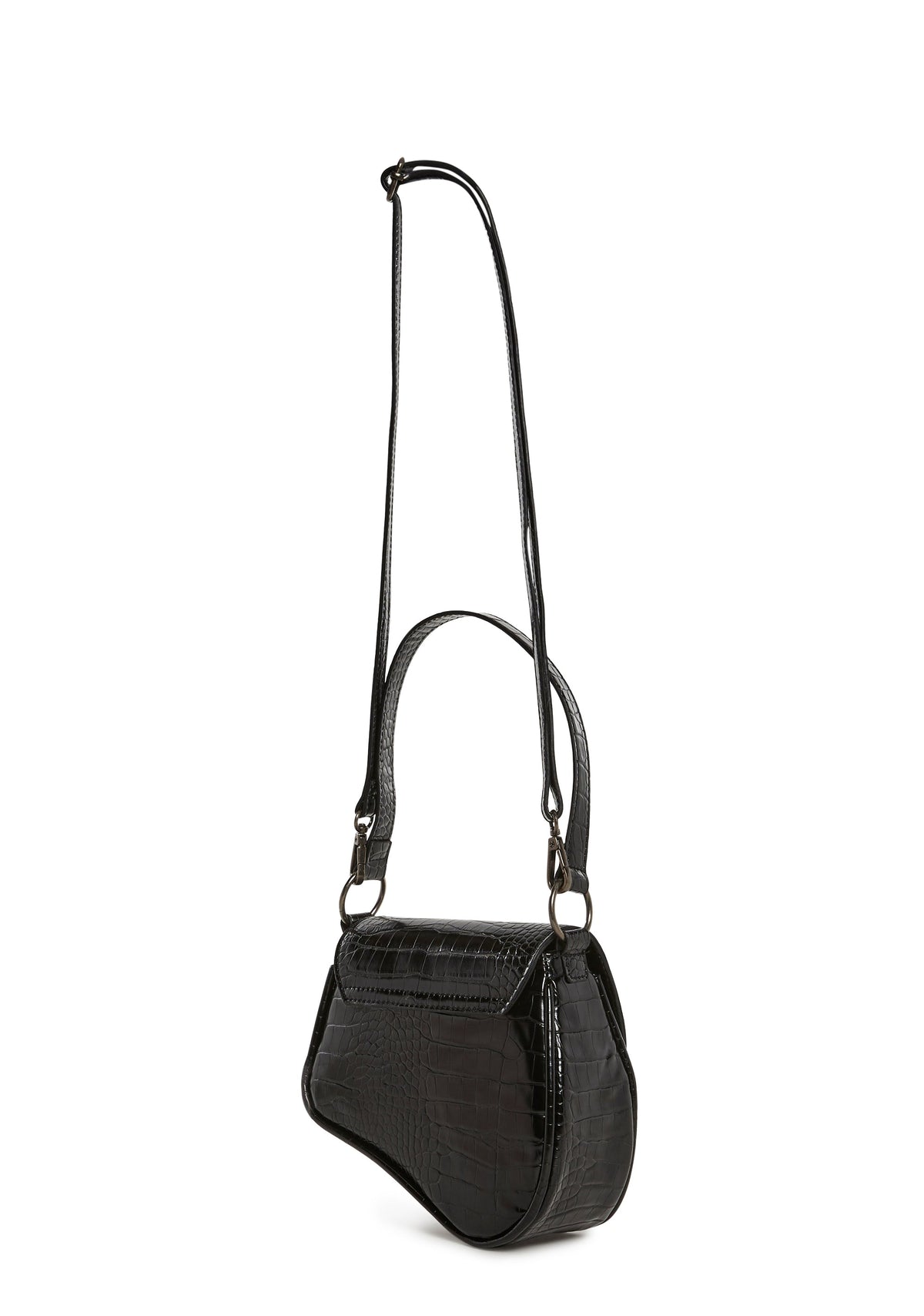 Enamored View Saddle Bag - Black