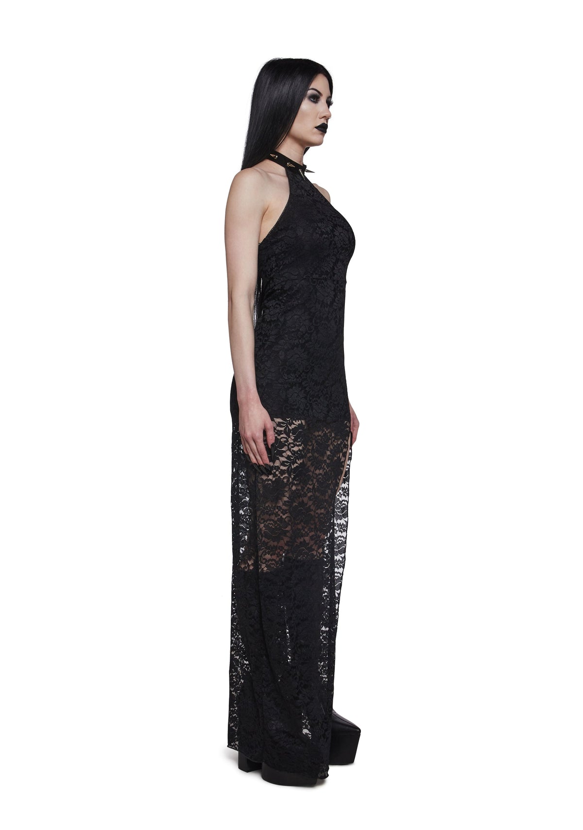 Carnal Lace Dress - Black