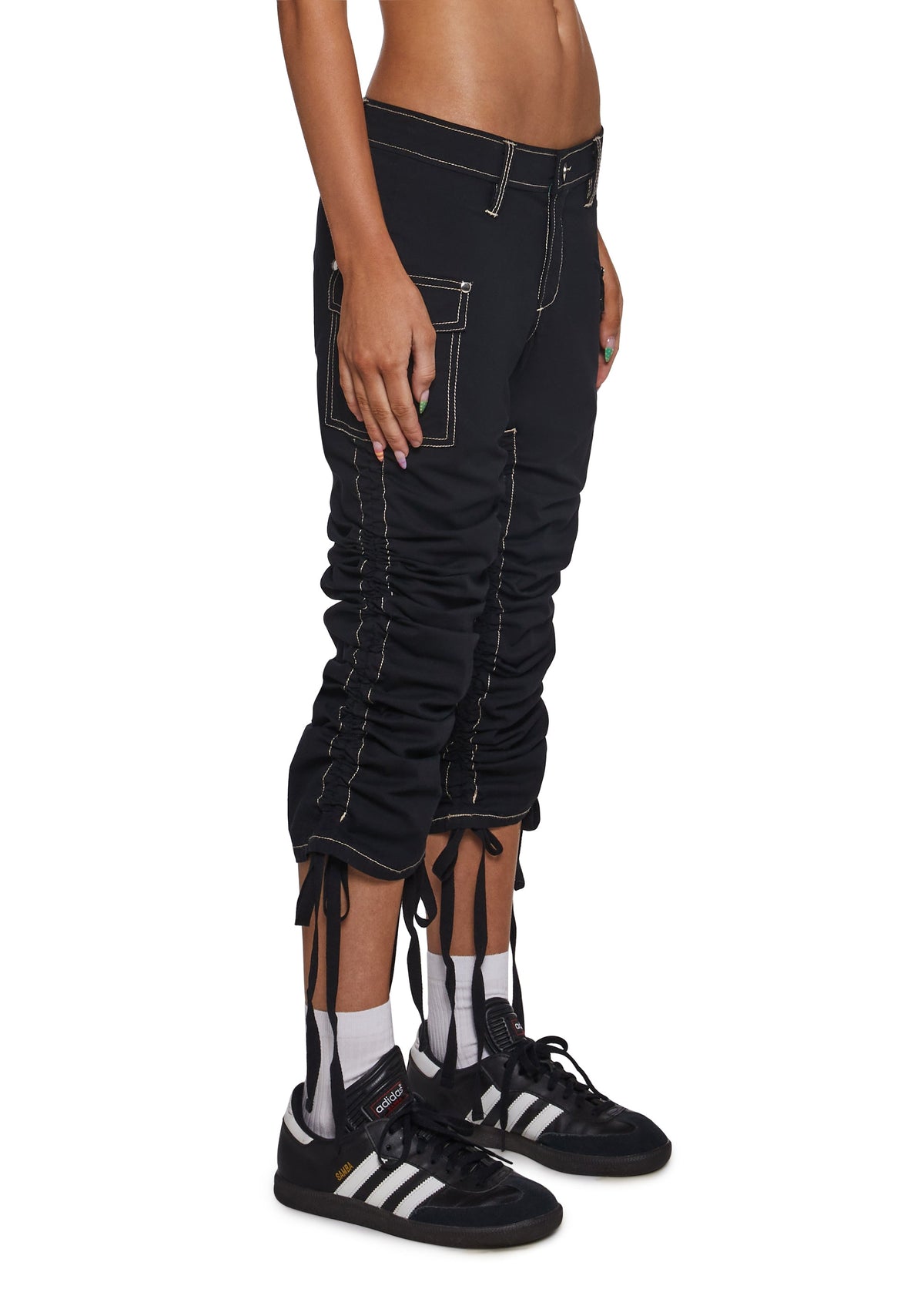 Texting Back Low Rise Pants
