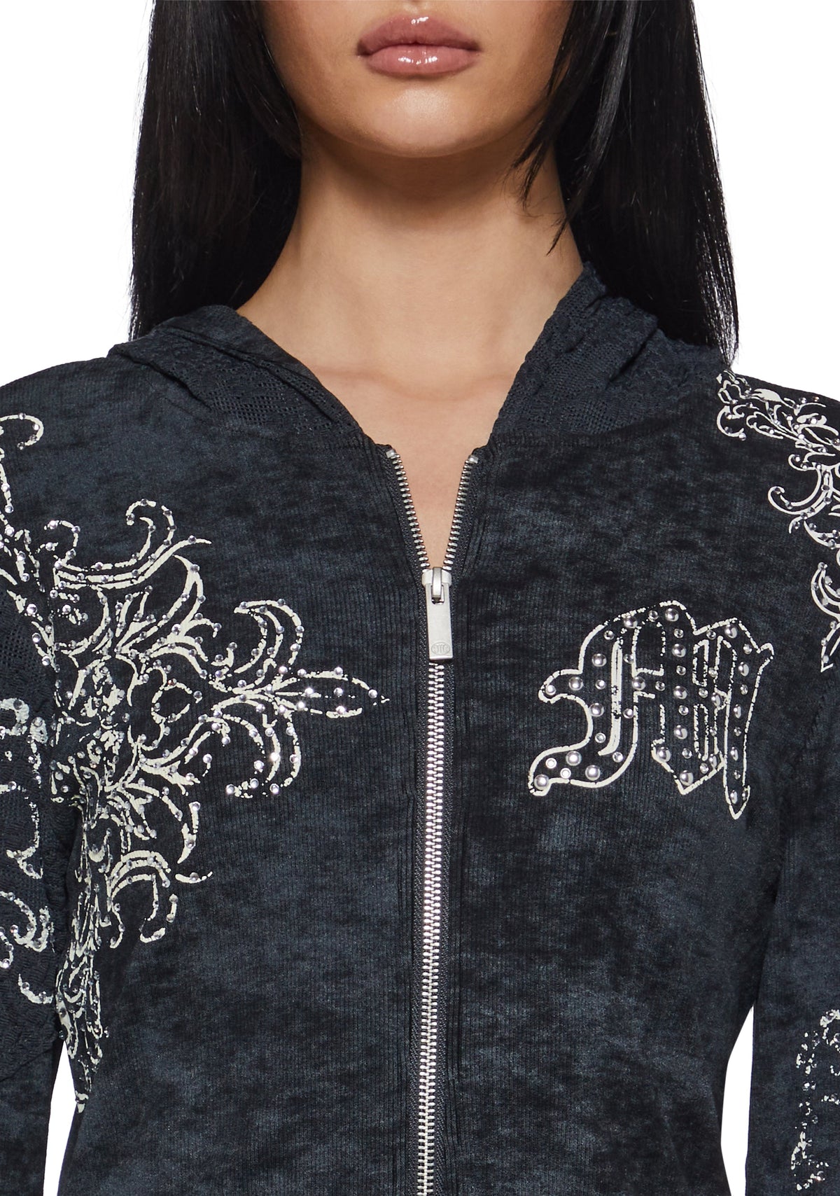 Elix Ornate Jacket - Black