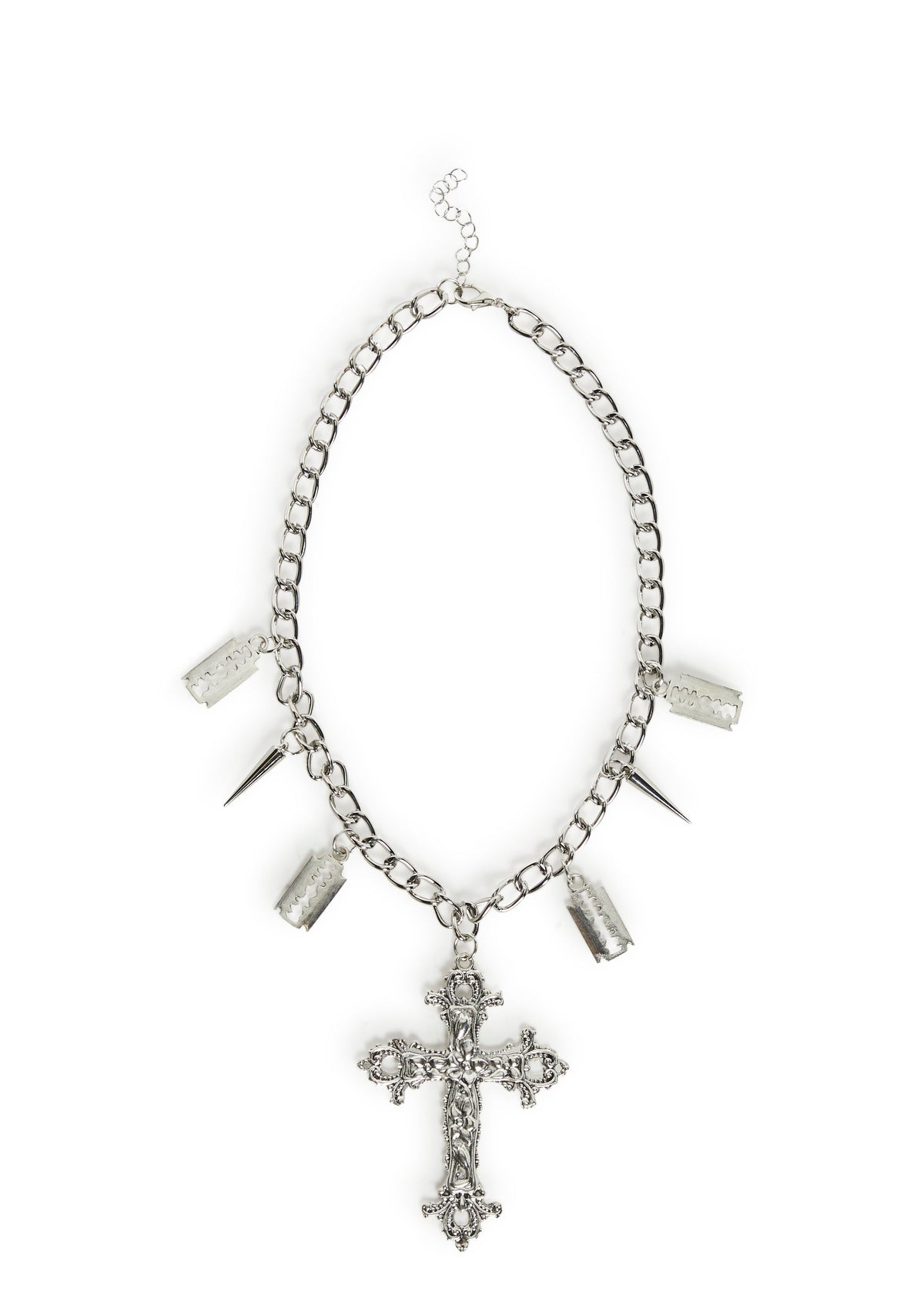 Goth Cross Necklace