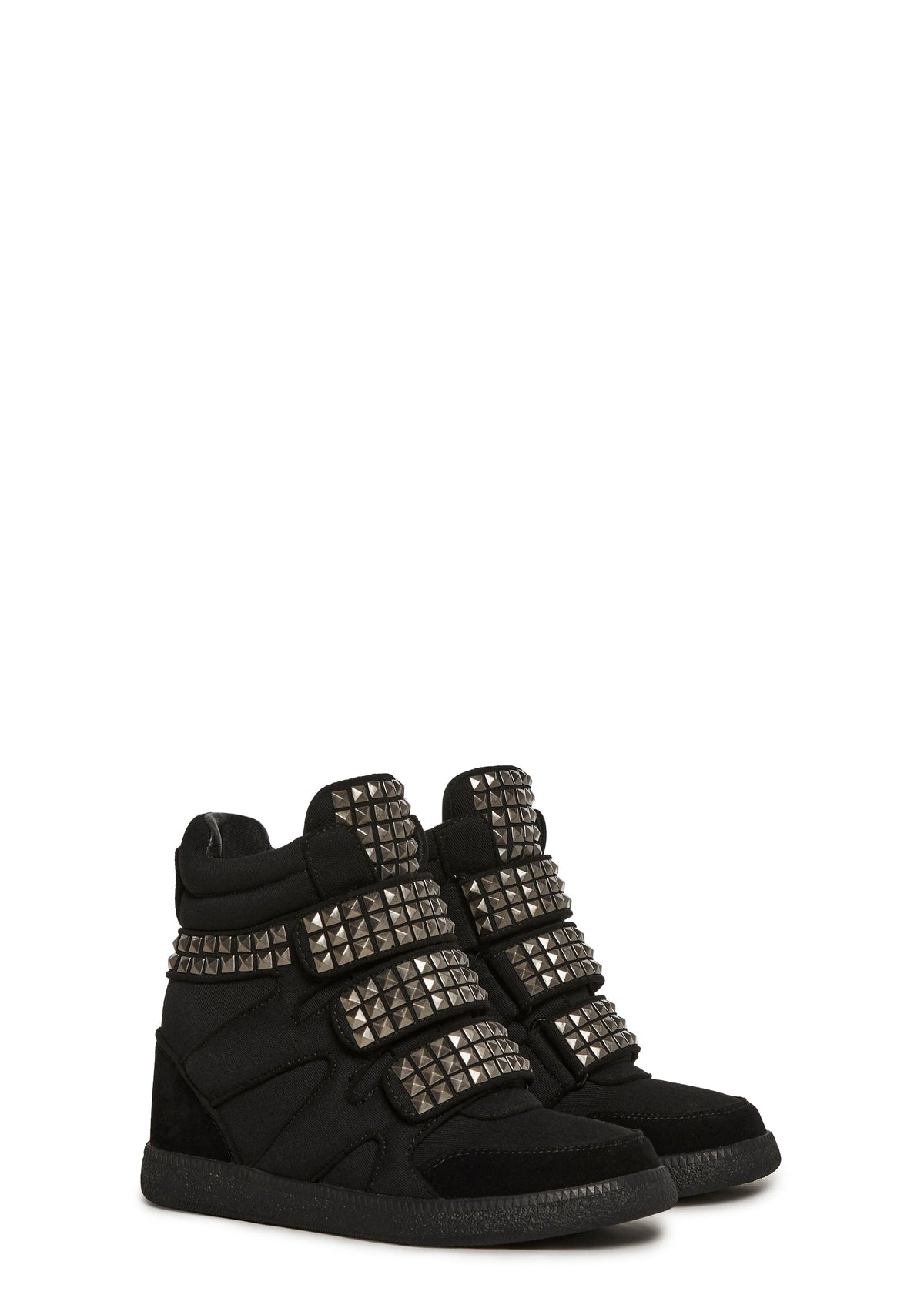 Ambient Wedge Sneakers With Studs
