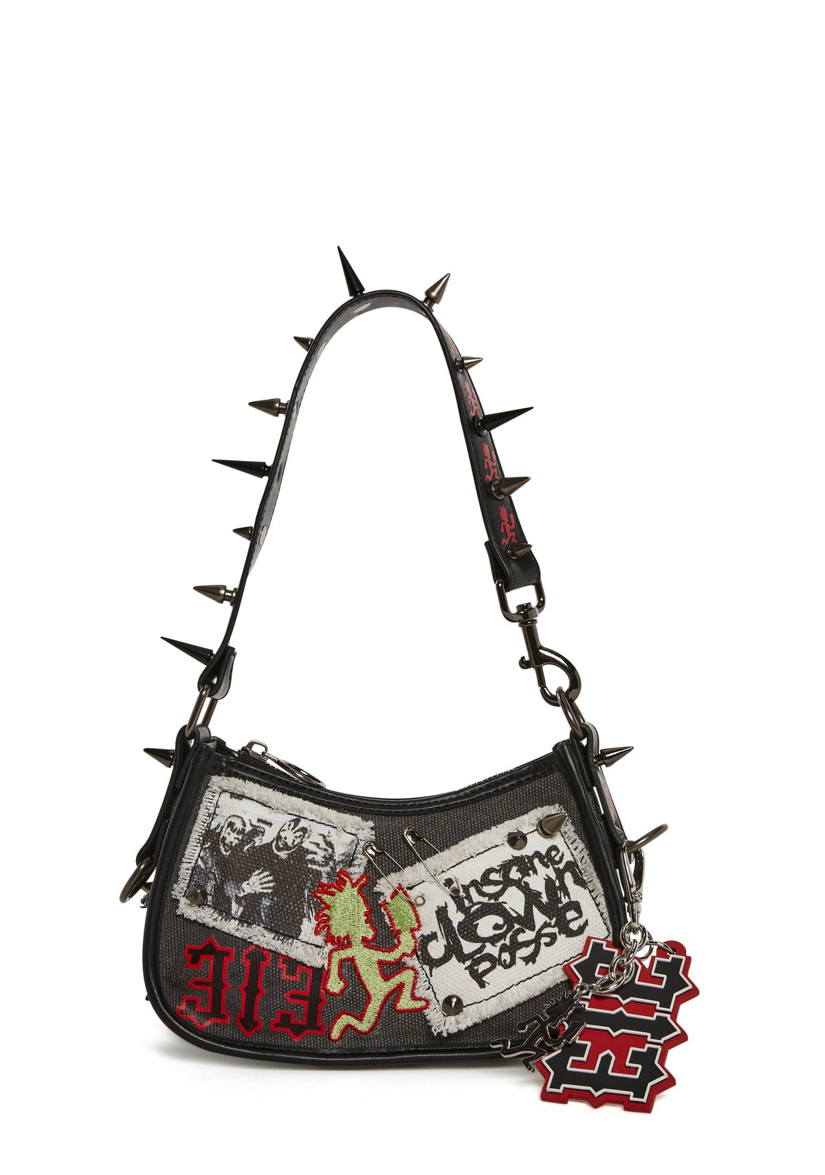 Halls Of Illusions Spiked Shoulder Bag
