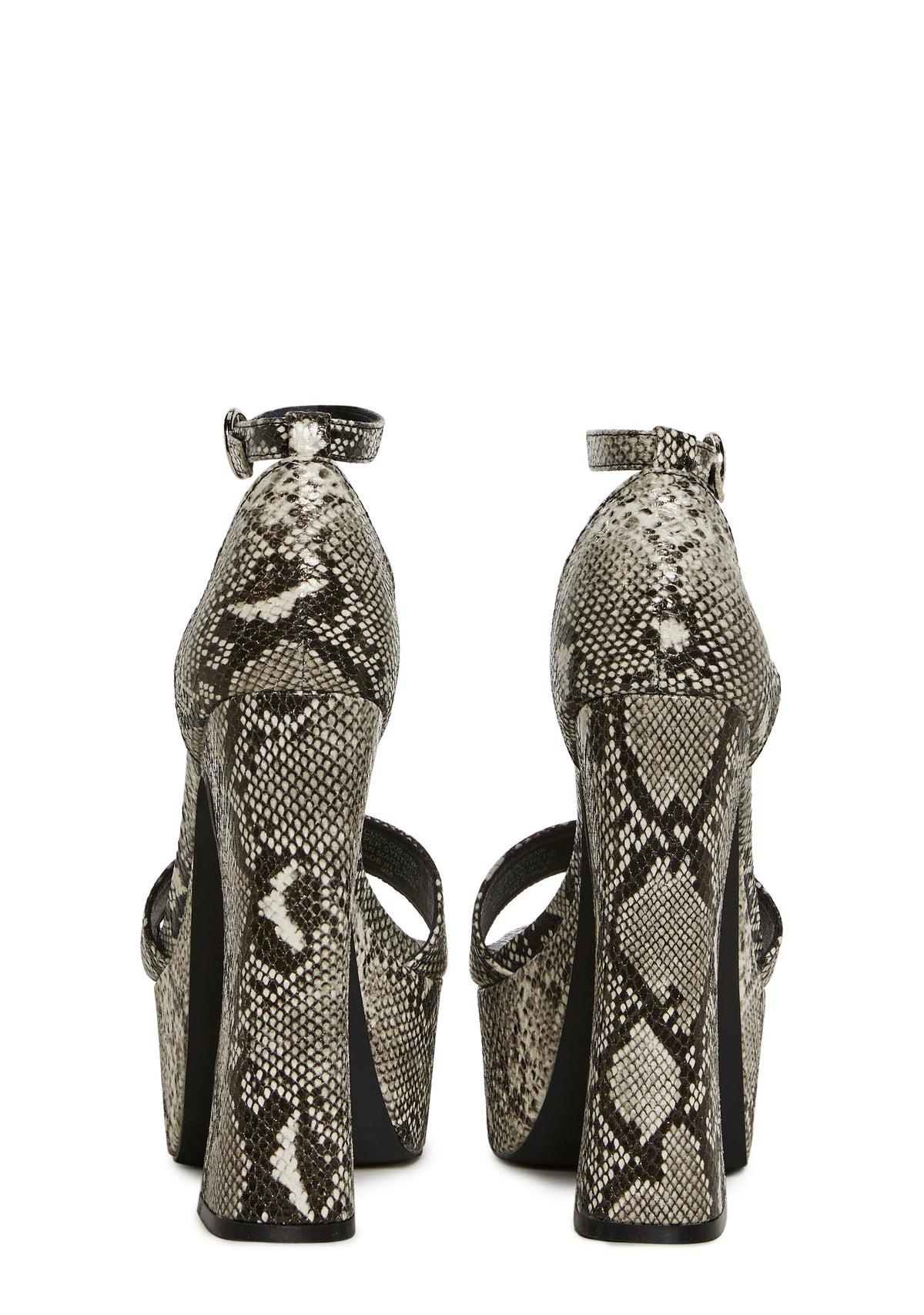 Holy Revelation Pure Platform Heels - Snakeskin