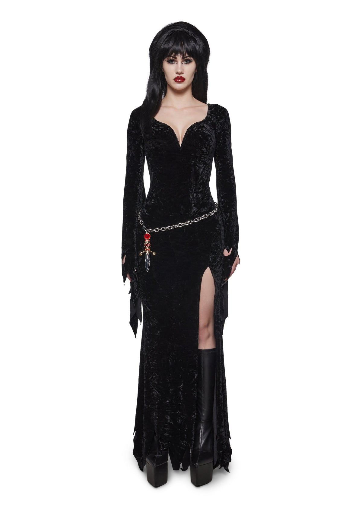Dark Mistress Costume and Wig Set