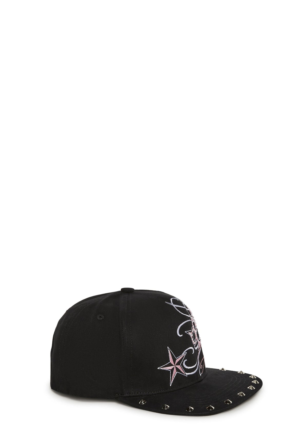 Claw Knuckle Flat Brim Studded Hat