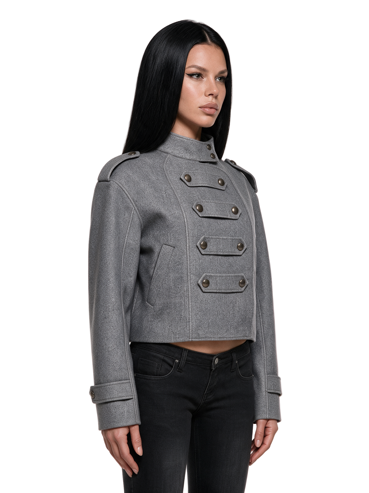 Military Parade Peacoat Bomber Jacket