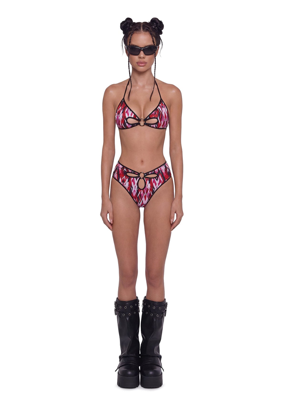 Refracted O-Ring Festival Set - Red/Black