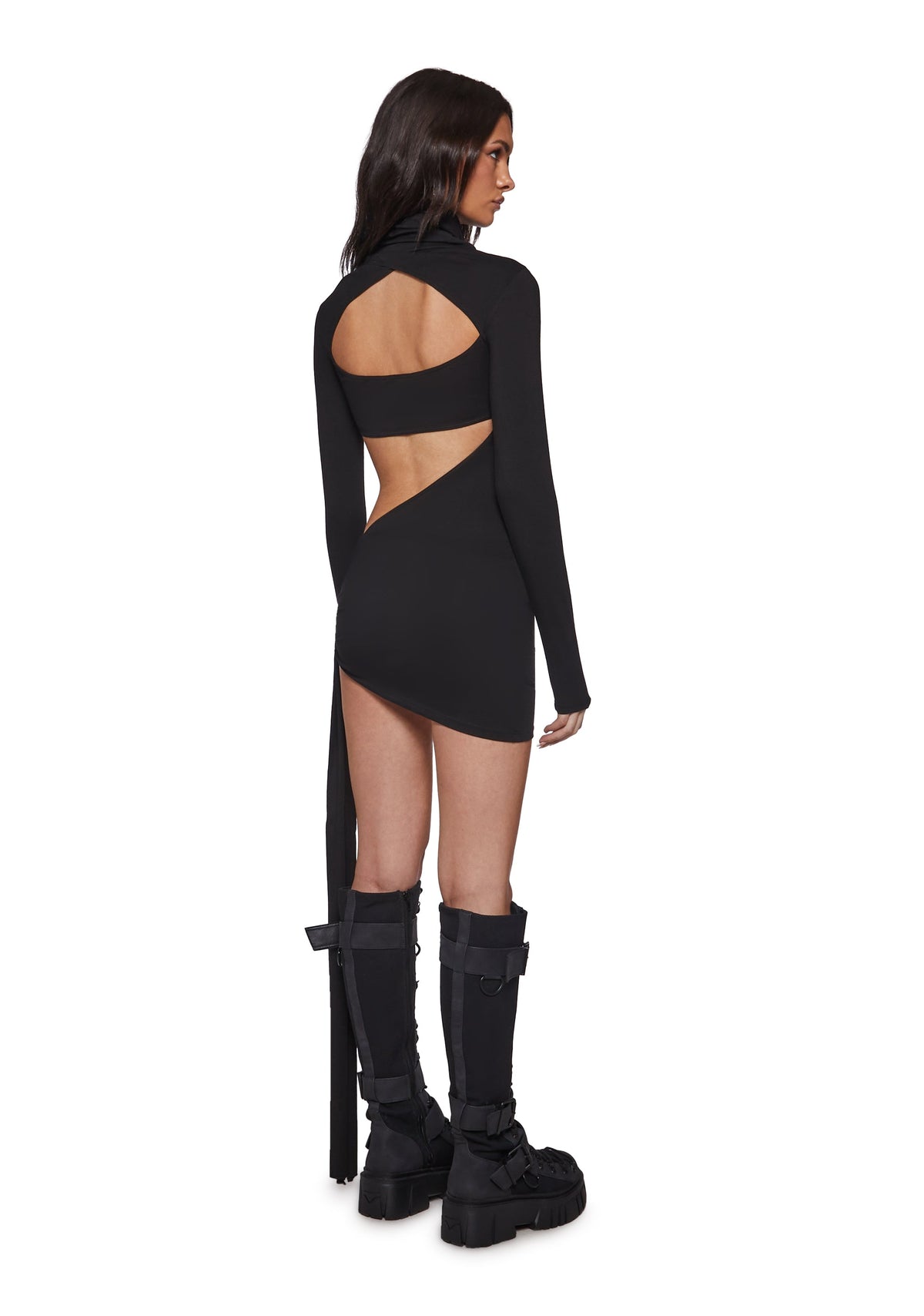 Dreamland Dancer Bodycon Dress - Black