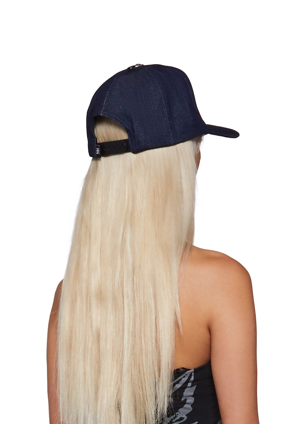 Dragon Flames Denim Trucker Hat