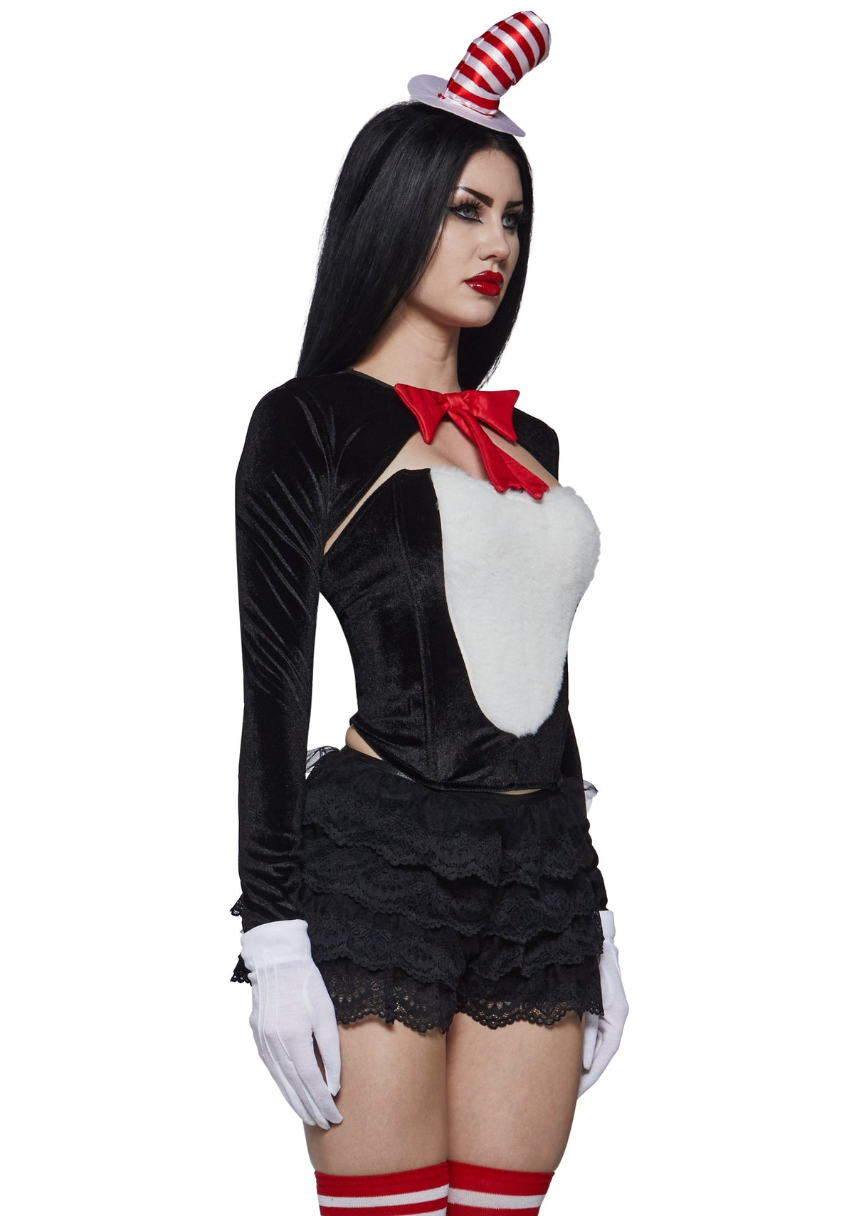 Striped Hat Cat Costume