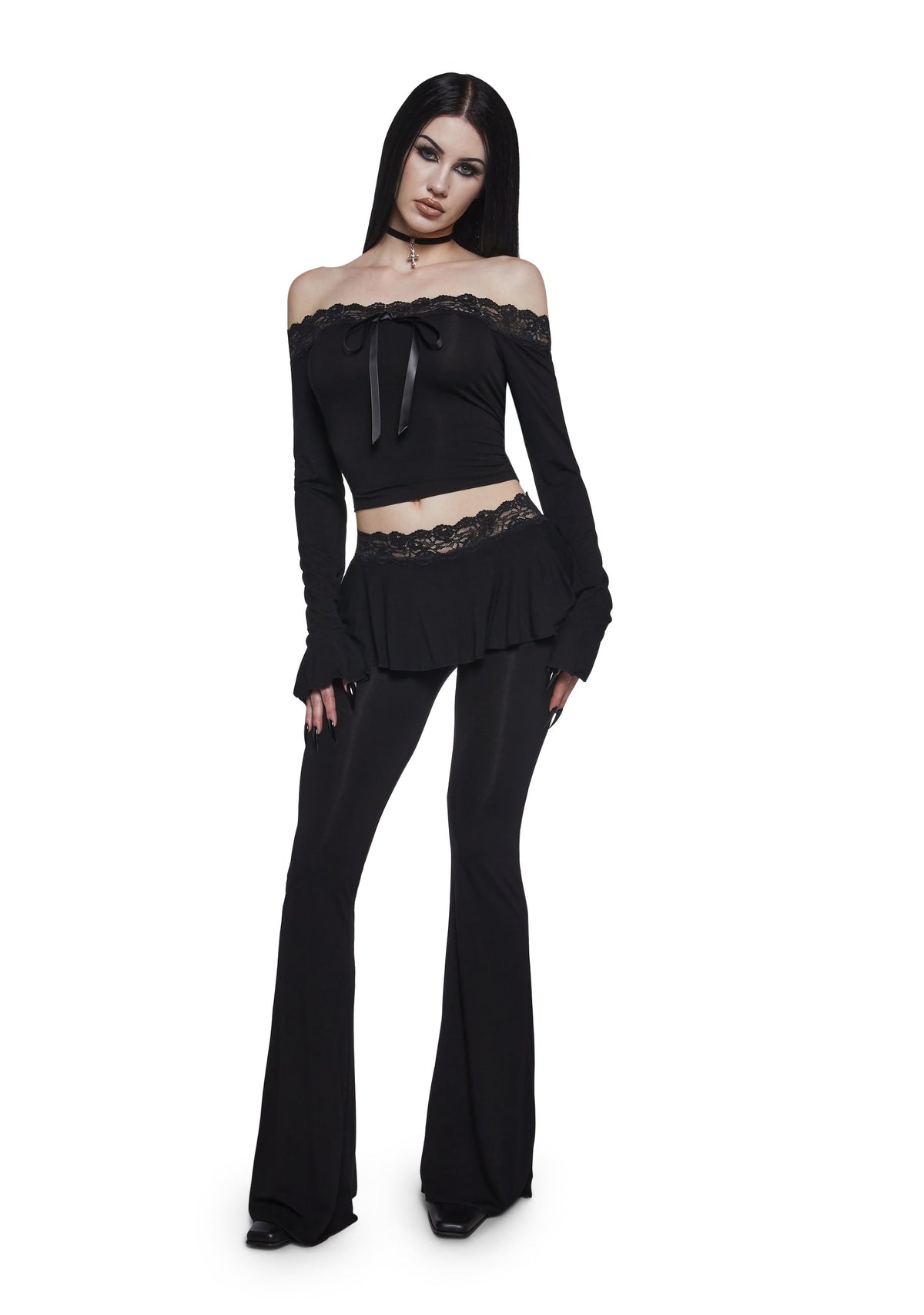Dark Embraces Off The Shoulder Top