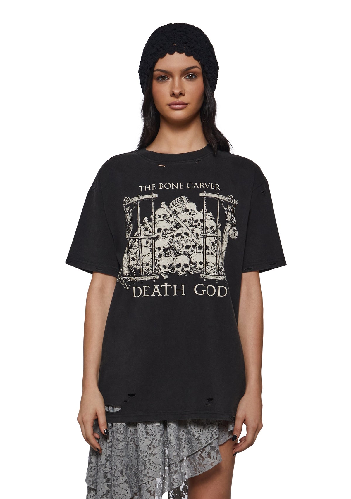 Death God Oversized Tee