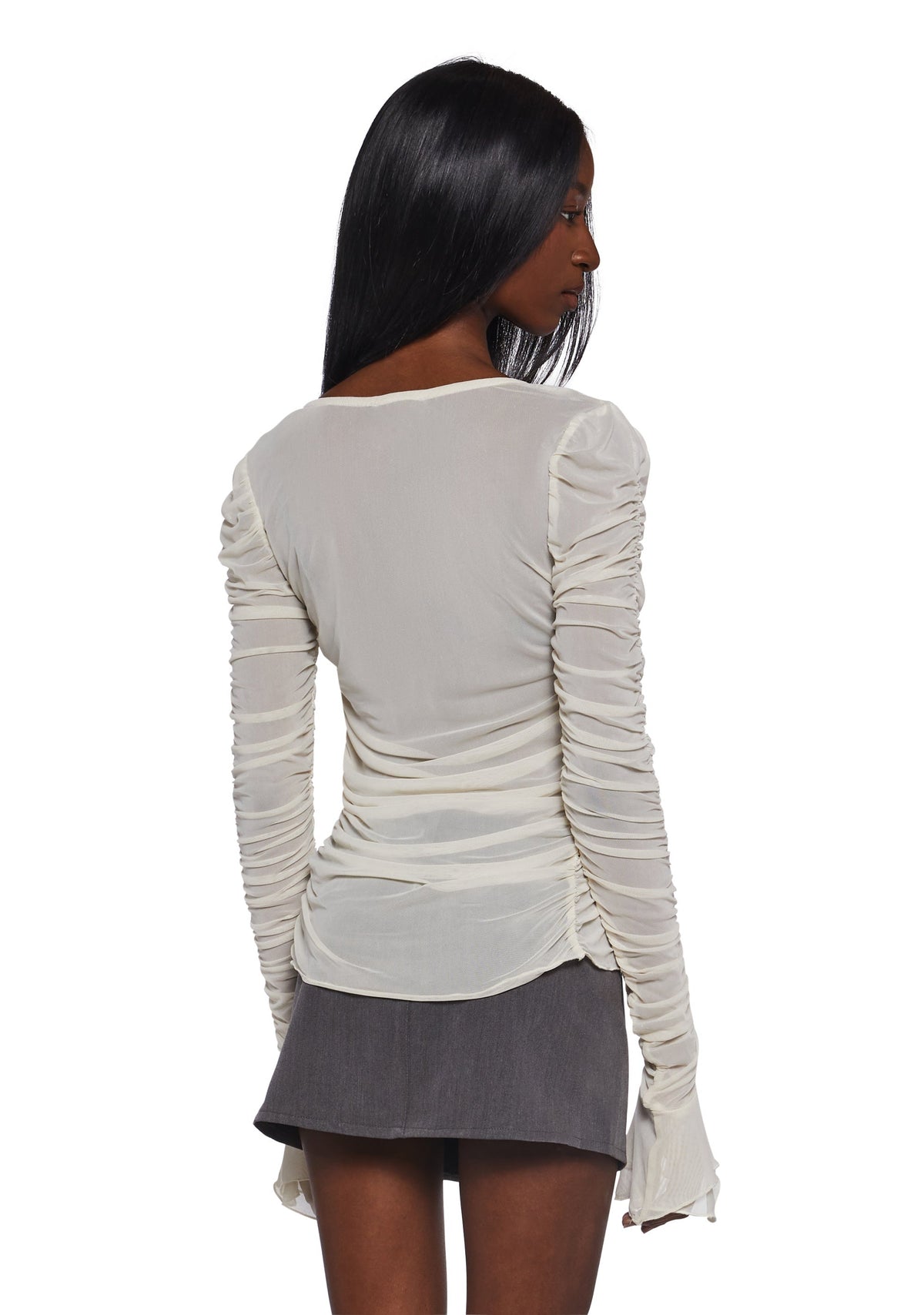 Divine Status Chiffon Blouse - Ivory