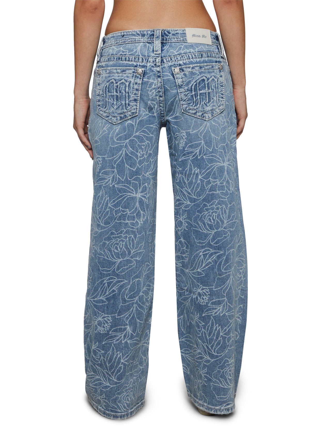 Peony Wide Leg Jeans Light Wash